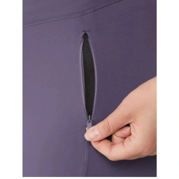 REI Co-op Women's S Small Flash Hybrid Tights Graystone Purple NWT - Picture 15 of 16